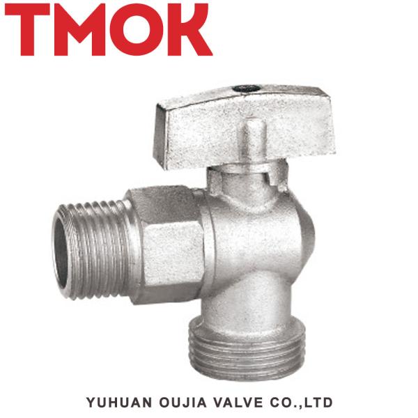 Chromed Plated Screw Down Cw617n Brass Pneumatic Angle Valve
