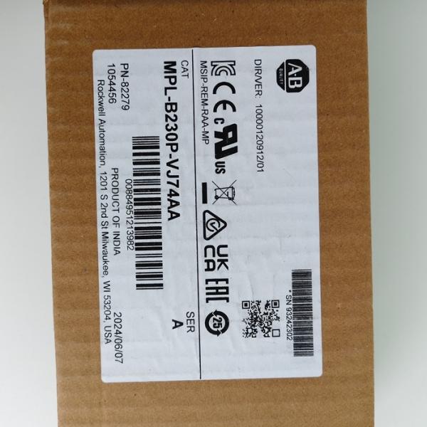 Intelligent Allen Bradley PLC Allen Bradley MPL-B230P-VJ74AA High Precision AB PCL