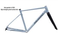 Largo Pneus Stock Gravel Bike Frame 700x45c Lightweight Bicicleta de Praia