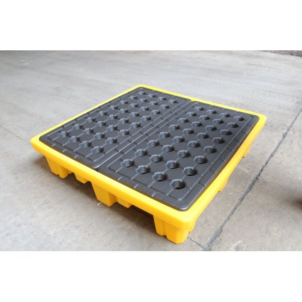 Poly Spill Pallets Drum Containment Pallets For Chemicals Acids Corrosives