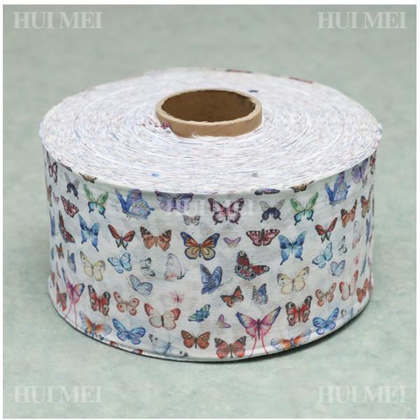 Сокращение ткани 30Gsm PP 19.5cm не сплетенное напечатанное устойчивое