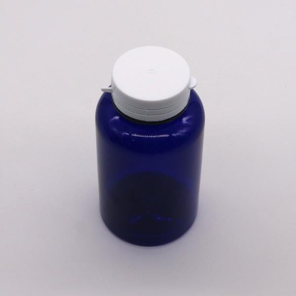 Bouteille en plastique PET ronde de 200 cc pour supplément de capsules