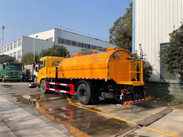 Dongfeng 10m3 tanque estrada caminhão de lavagem veículo seguro e higiênico