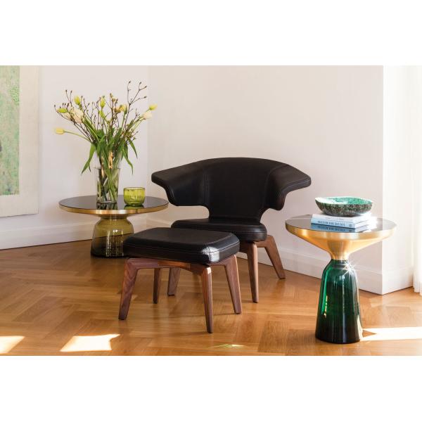Beech Wood Frame Single Pu Leather Leisure Chair , Munich Chair With Backrest