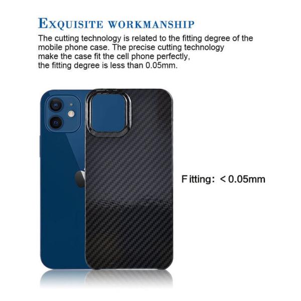 Сделайте случай водостойким телефона волокна Aramid углерода iPhone 12