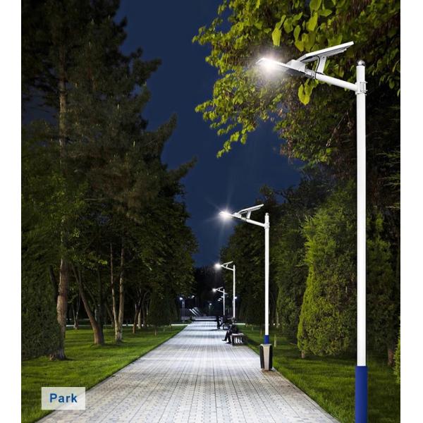 Warm Integrated Road Smart Solar LED Street Lights White 150w 200w 300w