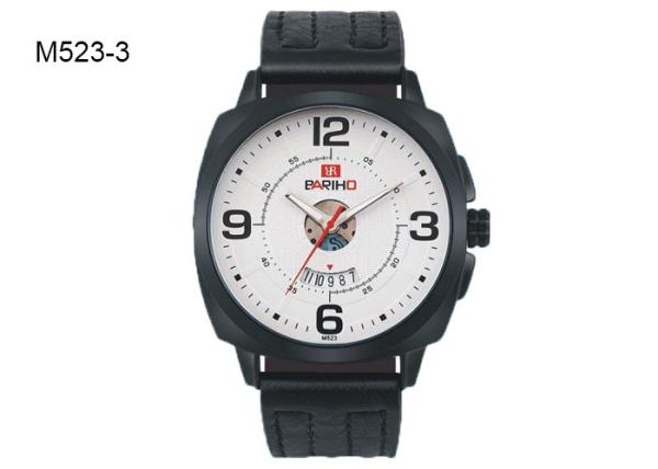 BARIHO Water Proof Men's Quartz Watch Cheap High Quality Fashion Leather Band  M523