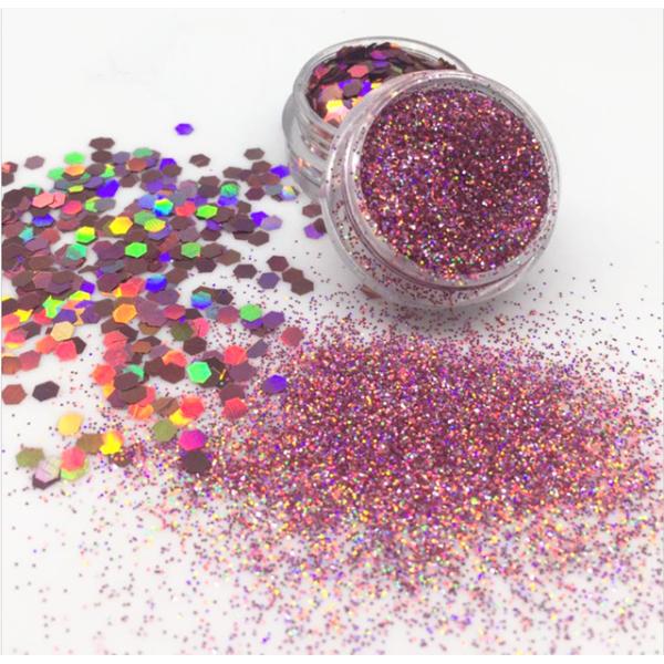 Glitter Art Bulk Holographic Glitter Colorful Glitter Polyester PET Craft Chunky for Christmas Decoration