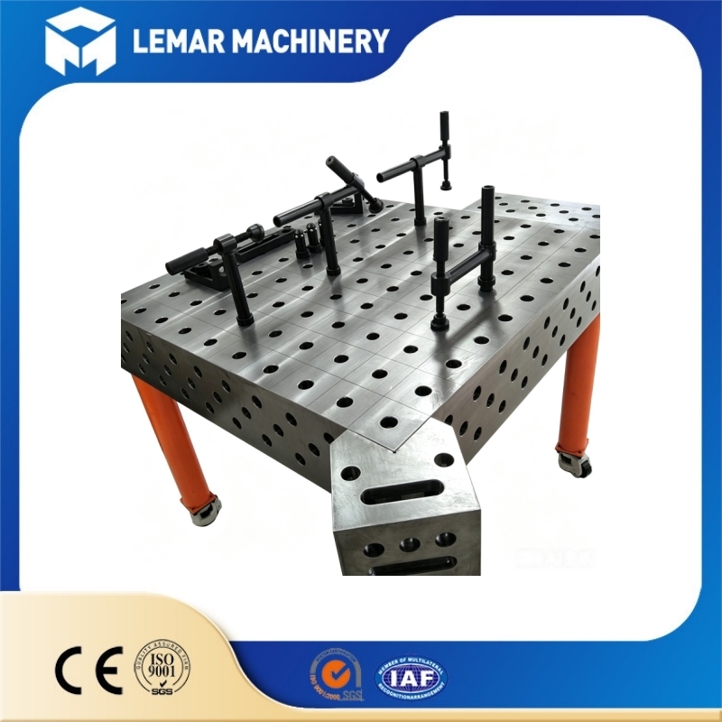 3D Modular Welding Table D28 For Steel Structure Fabrication Projects