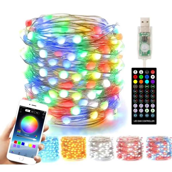 солнечные приведенные в действие декоративные света строки рождественской елки плакировкой Chrome фонариков 6V