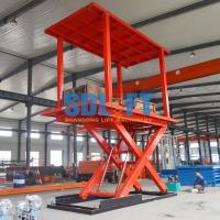 3T 3M Double Deck Hydraulic Scissor Car Lift For Home Garages