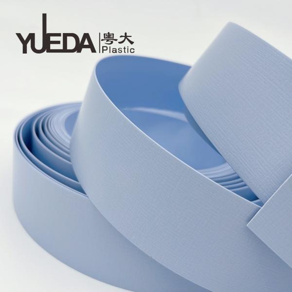 Blue Solid Color Bedroom / Kitchen Edge Banding For Furniture Custom Sizes