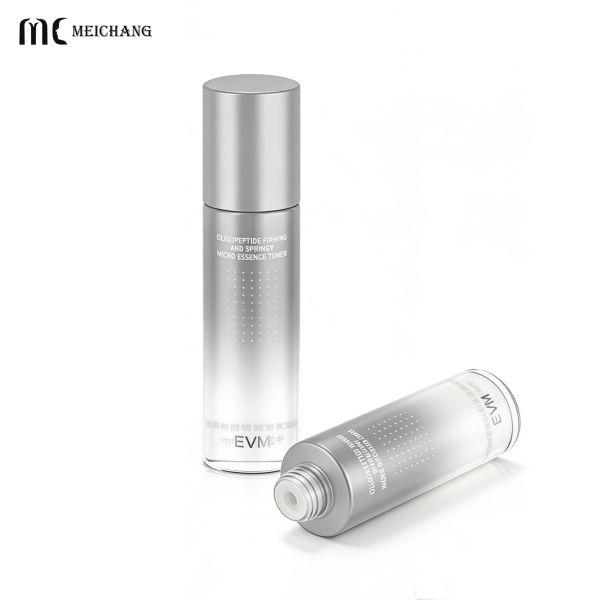 Double Cap PET Bottle with Leak-Proof Design and High Transparency PET for Skincare in Multi-Size (80ml/100ml/120ml/150ml)