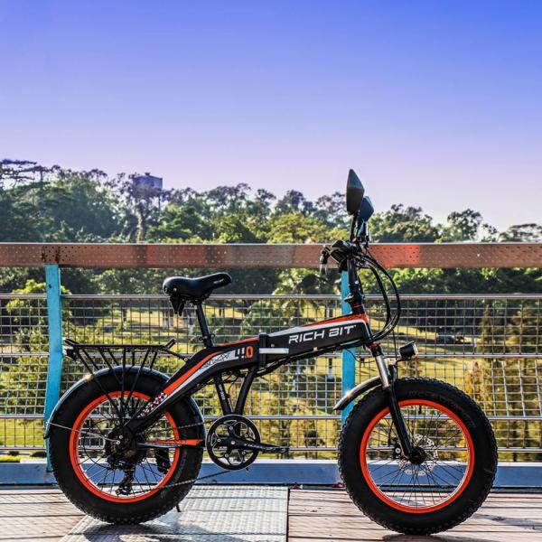 Rich Bit Top 016 20 Inch Fat Tire Electric Bike 500w 48v 9.6Ah 20x4 Chaoyang Tire