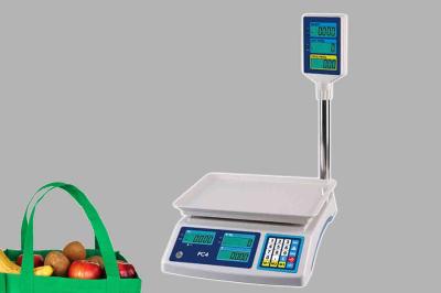 escala de computação do preço 15kg/30kg com projeto elegante de abrigo do ABS áspero
