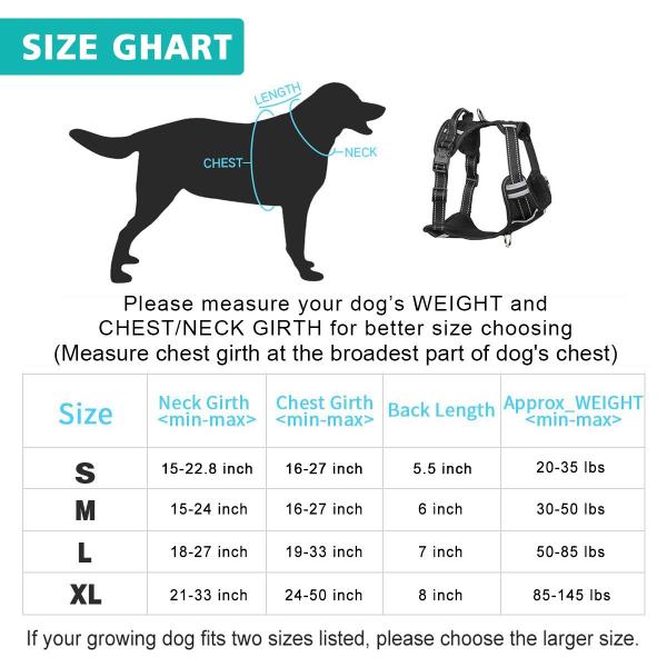 Sturdy Handle Nylon Dog Harness Adjustable Reflective Oxford Outdoor Vest