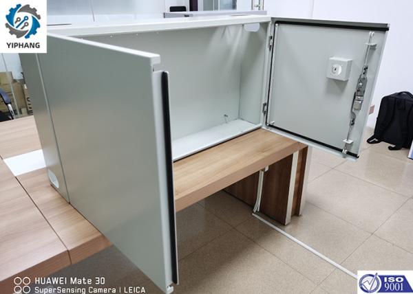 Ral7035 Rod Control Lock Sheet Metal Enclosures Heavy Duty Cabinet 2.0mm Custom