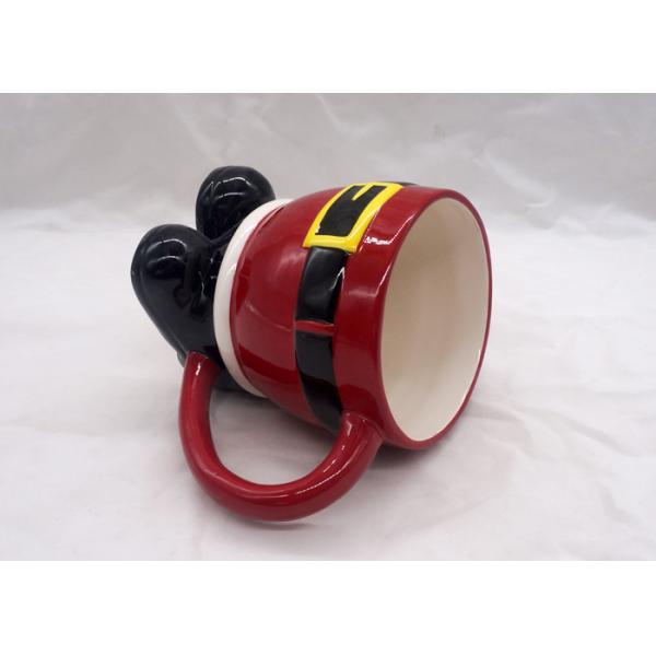 Novelty 3D Ceramic Mug Christmas Santa Pants Cute Hot Cocoa Mugs With Handle