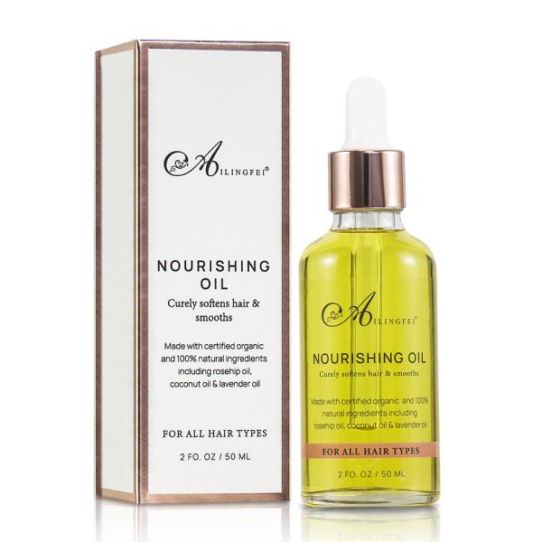 Private Label Moisturizing Nourishing Hair Oil Natural Rosmary Oil Castor Seed Oil Ginger Root Oil Lavender Oil Massage