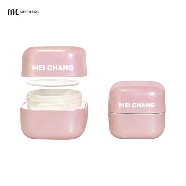 5G 15G 20G 30G 50G 100g 200G Square Cream Jar Wheat Straw Fiber Biodegradable & Food-Grade (MC-P-531)