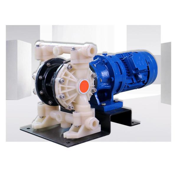 PVDF Plastic Electrically Operated Diaphragm Pump With 4.8mm Particle