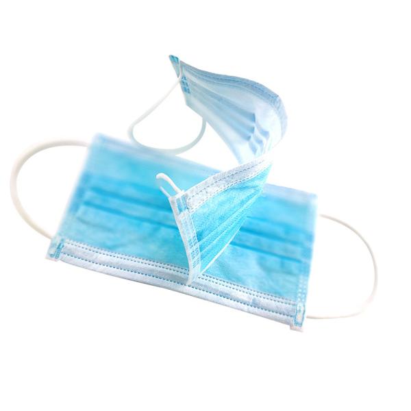 Disposable Earloop Medical Mask Weight 25grams Simple Design 3 Layer Non Woven Mask
