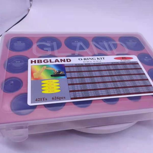 626PCS HBGLAND Excavator Seal Kits For Komatsu PC60 PC100 PC200 PC300