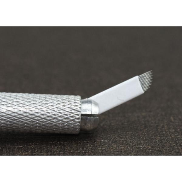 Aguja alta-baja de la ceja de la niebla del arco del maquillaje de la ceja del tatuaje del perno semi permanente disponible de la aguja 14 no tóxica, fácil colorear