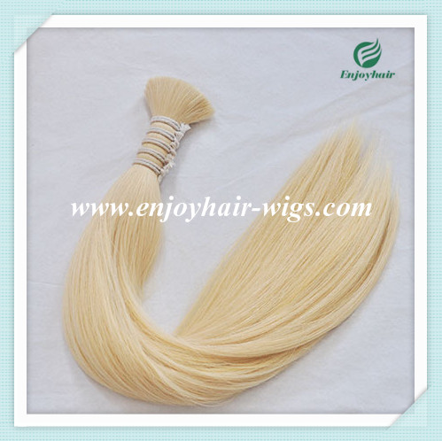 Peruvian 5A virgin remy hair bulk ,613# color, straight style 10''-26''length hair