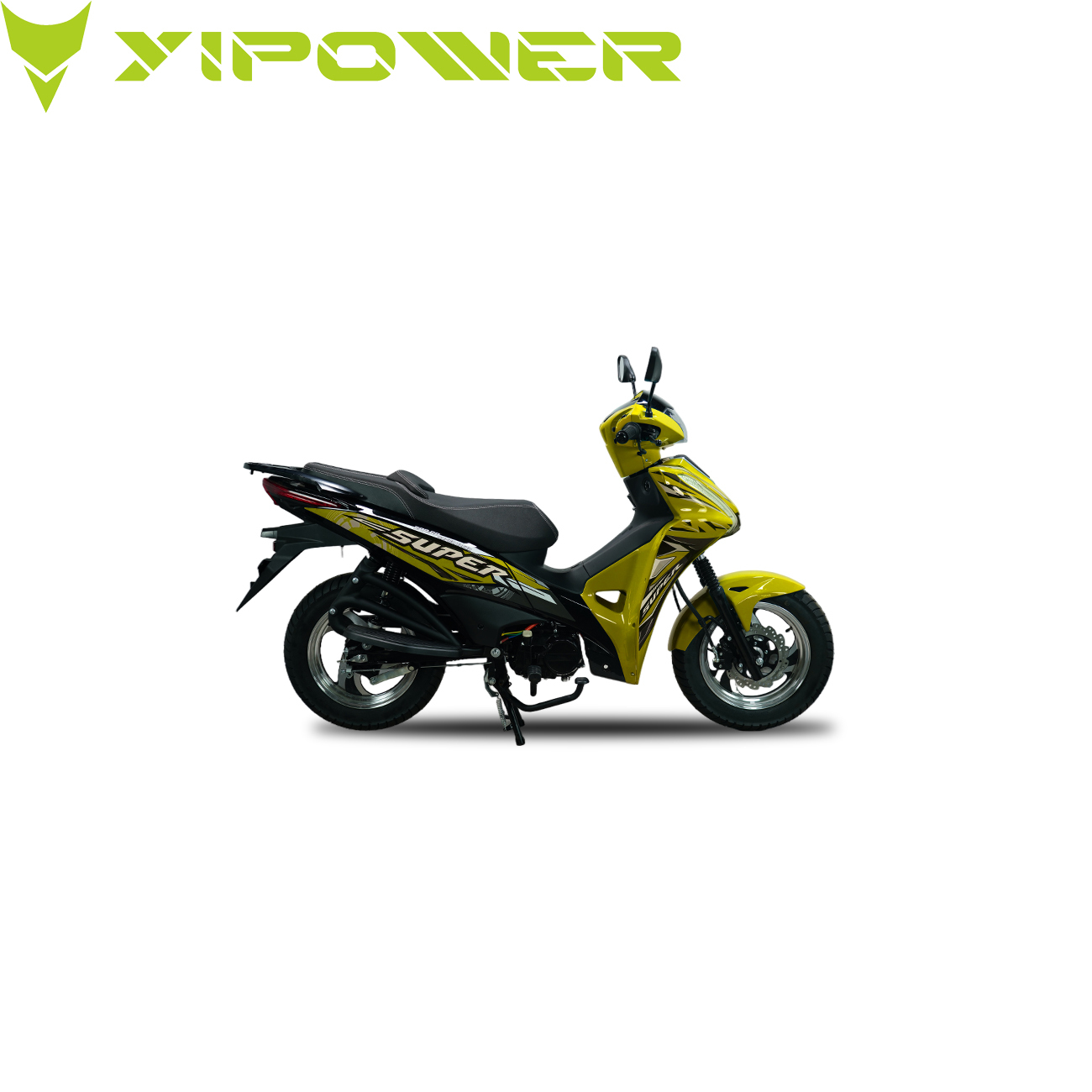 60V Dual Lithium Battery Electric Underbone Motorcycle with 158KM Max Mileage and CAN Communication Instrument