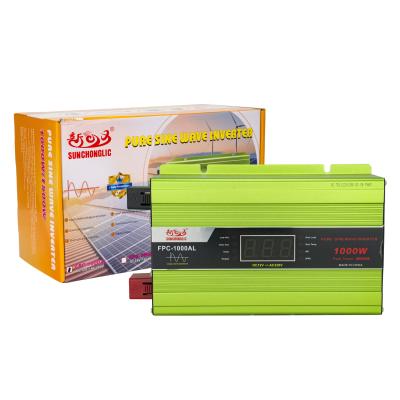 Inversor de corriente de onda sinusoidal pura de 1000W 12v/220v DC a AC con carga USB