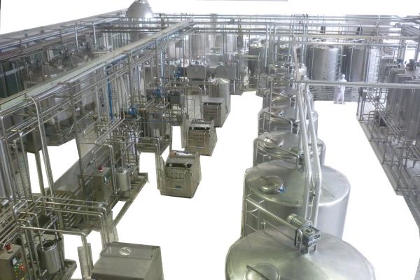 Instalação de transformação de laticínios de aço inoxidável de 3000L/h para leite, iogurte, queijo, manteiga e sorvete