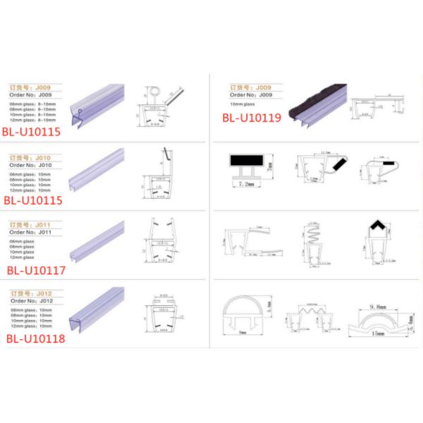 Силиконовый проем для стеклянных дверей для душа Предотвратить утечки и остановить повреждение водой