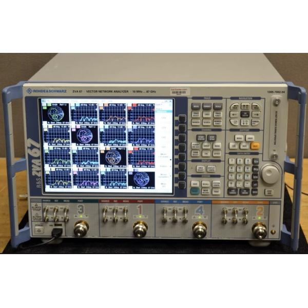 Порты анализатора сети 2 вектора Rohde и Schwarz ZVA67 использовали аппаратуры