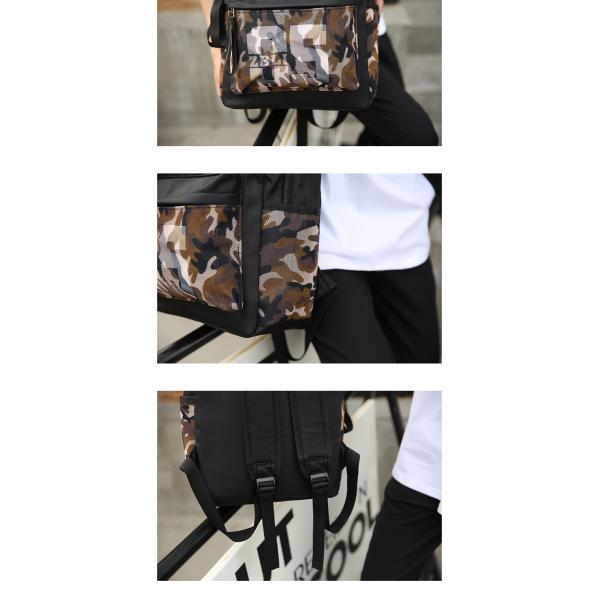 Wholesale Men Casual Backpack School Bag For College Students Canvas Camouflage Youth Backpack