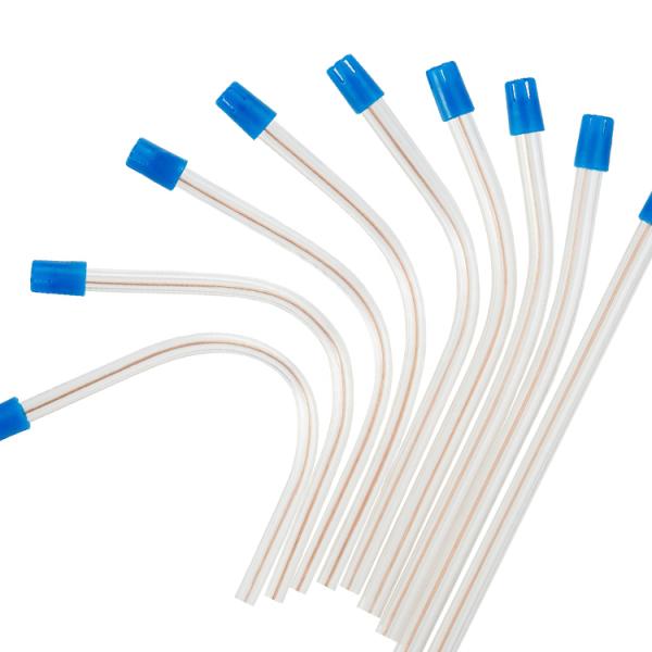 Dental Endodoncia Por Paquetes Metal Saliva Ejector with blue tip