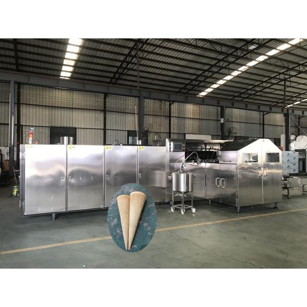 Thermal Processing 2000pcs/H Ice Cream Cone Baking Machine Plc Control