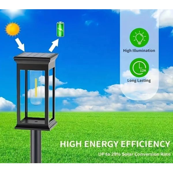 Solar Lawn Light Decoration Garden Hollow Lawn Lamp Outdoor Solar Garden Pathway Waterproof LED Light