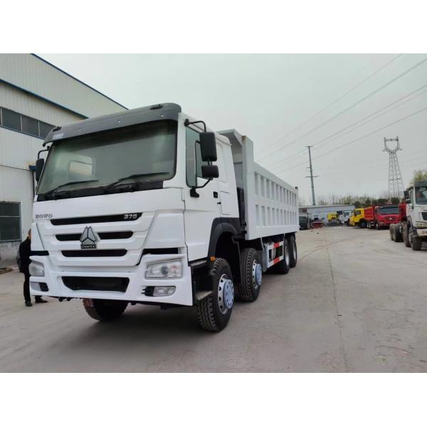 Передний подъемный стиль грузовик 12.00r20 шины 375 л.с. Sinotruk HOWO 8*4 подержанный грузовик