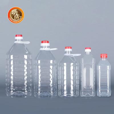O condimento plástico do animal de estimação do espaço livre do OEM engarrafa o plástico do recipiente do óleo de 250ml 500ml 1l