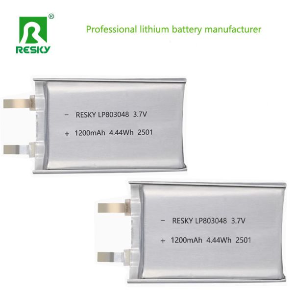 3.7V 1200mAh Low Discharge Rate Lithium Polymer Battery LiPo Rechargeable Battery for GPS Locator