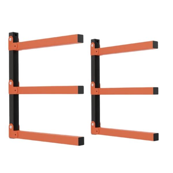 Estante de almacenamiento de garaje en el aire libre 17 * 1 * 15 pulgadas Estante de almacenamiento de madera de acero para garaje interior