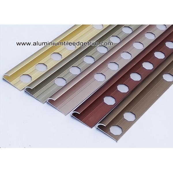 Aluminium Alloy Satin Matt Anodized Ceramic Tile Corner Trim For Wall Tile Edge