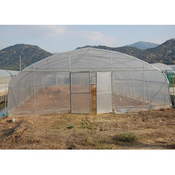 Commercial Woven Polytunnel Greenhouse Kits Heavy Duty Poly Tunnel