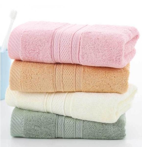 34 X 75cm Cellulose Cleaning Cloths Bamboo Fiber Bath Towels