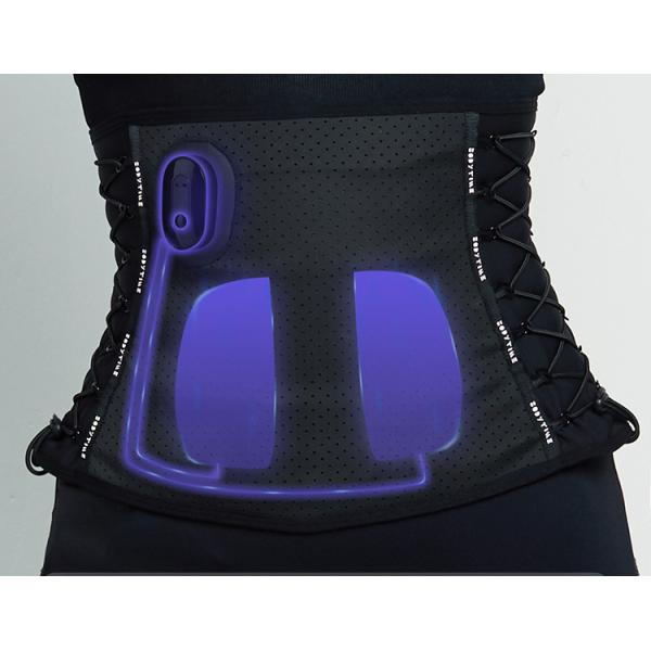 Прибор фитнеса Microcurrent пригодный для носки EMS резинового жирного горящего waistband