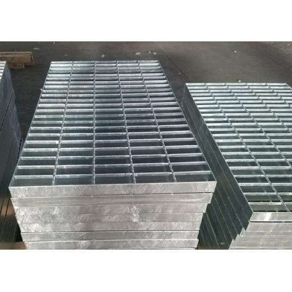 Hot Dip Galvanized Steel Walkway Grating 6mm Thickness Anti Theft