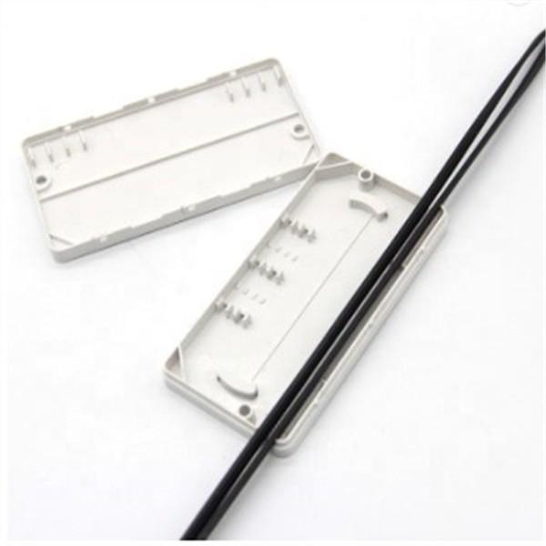 Fiber Optic Cable Protection Box Covered Wire Drop Cables Case 2 In 2 Out