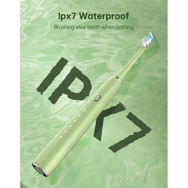 Poderoso cepillo dental de blanqueamiento por ultrasonidos con cepillo suave y lavable para adultos