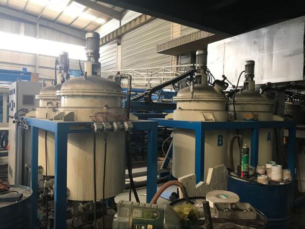 1 - 4 mm PU Sandwich Panel Machine PU Coated Roofing Tile Forming Machine